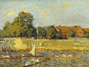 Alfred Sisley Regatta at Hampton Court, Germany oil painting artist